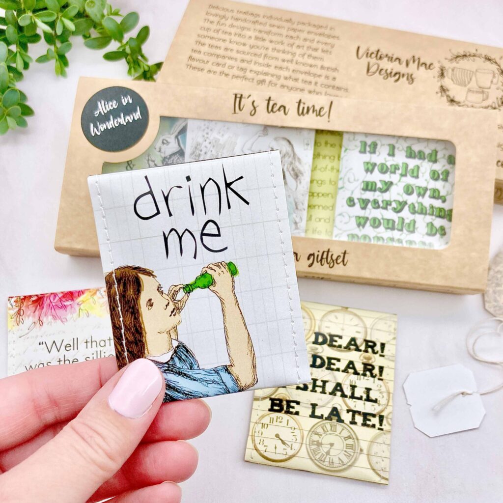 Alice in Wonderland Gifts: Handcrafted Tea Gift Set for Alice in Wonderland Lovers